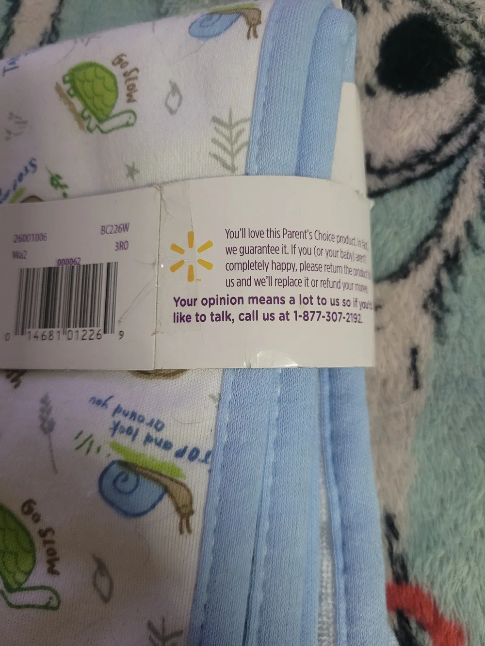 Blue Infant Burp Cloths - 3 Pack